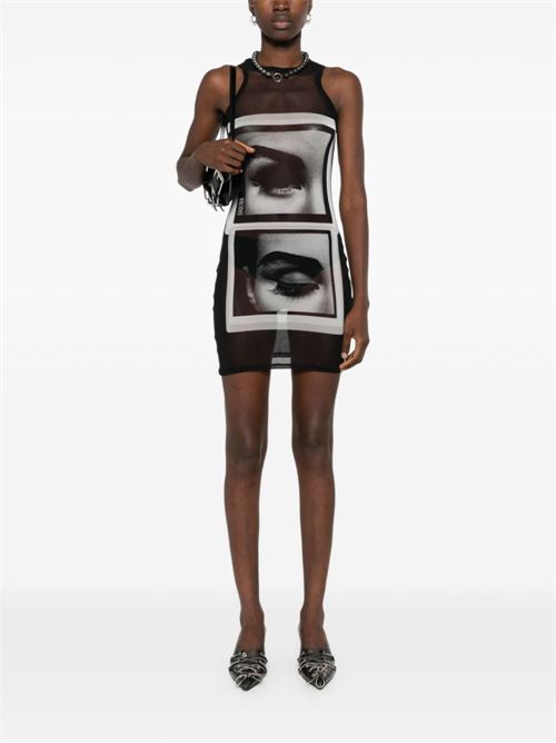 Dress with eyes and lips print JEAN PAUL GAULTIER | 2430FRO250T553000201